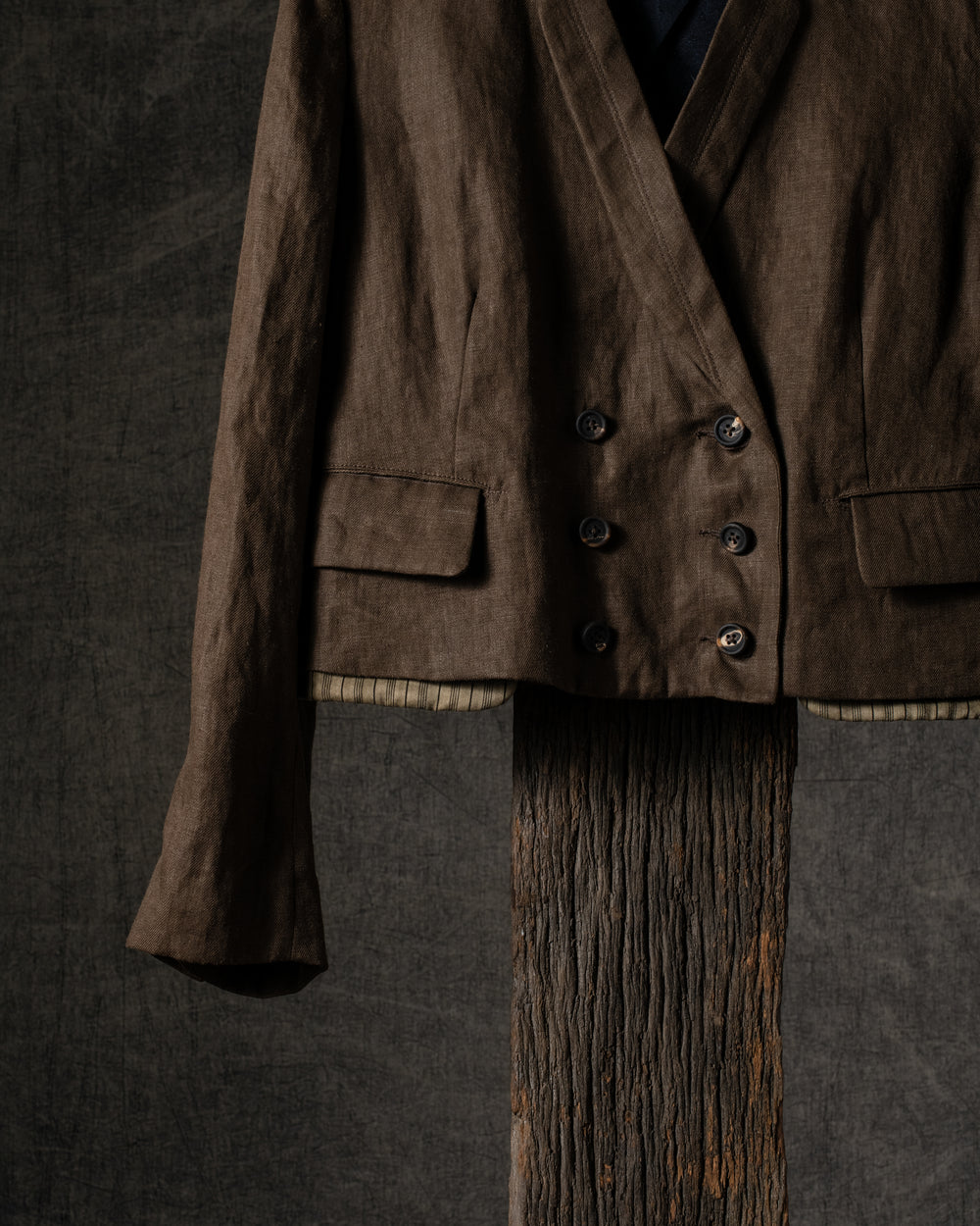Double Breasted Cropped Jacket