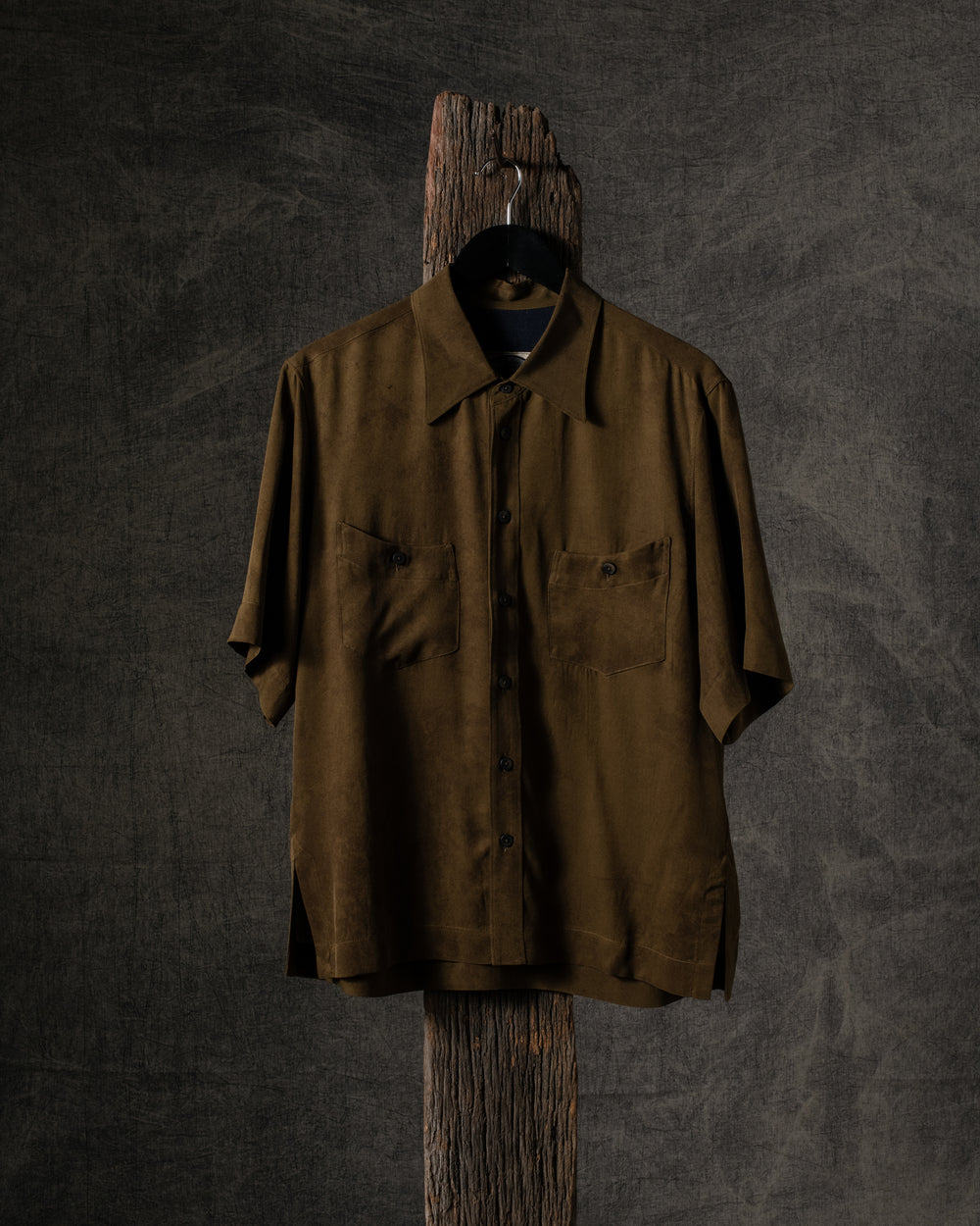 Classic Short Sleeve Silk Shirt