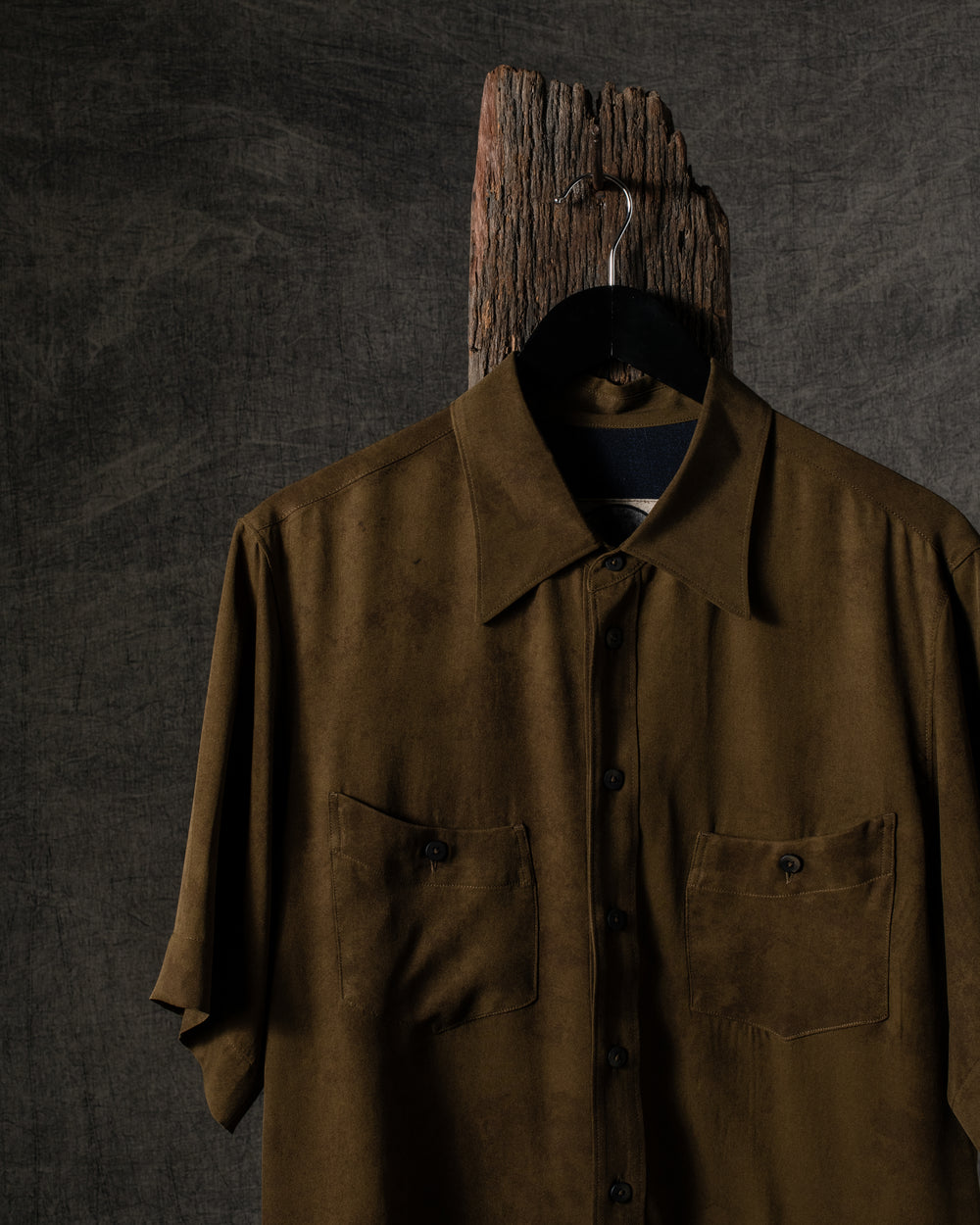 Classic Short Sleeve Silk Shirt