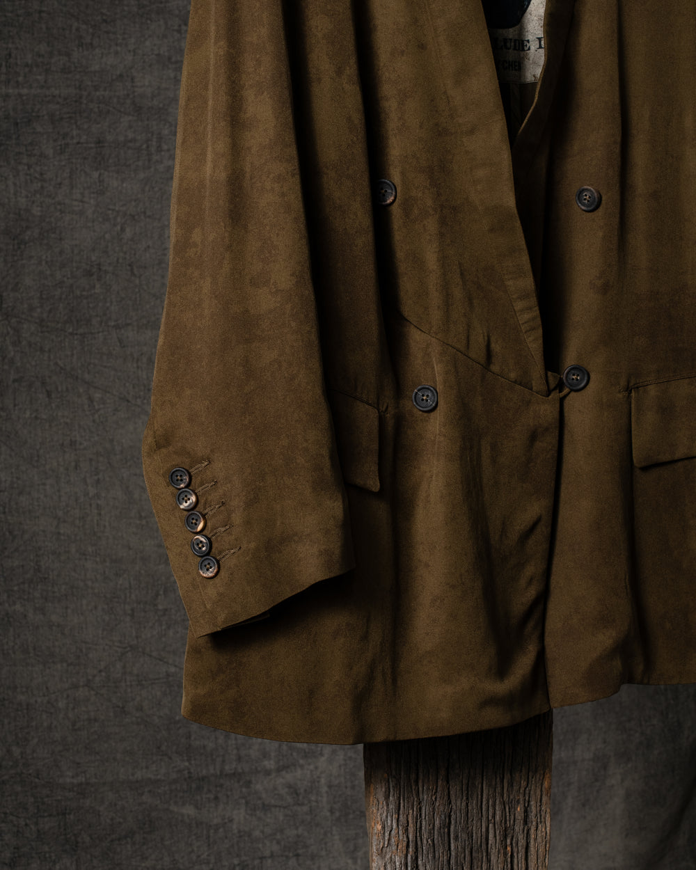 Double Breasted Silk Blazer