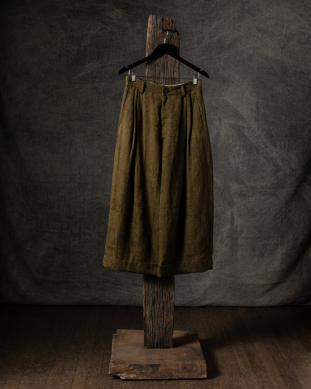 Jacquard Cropped Trousers