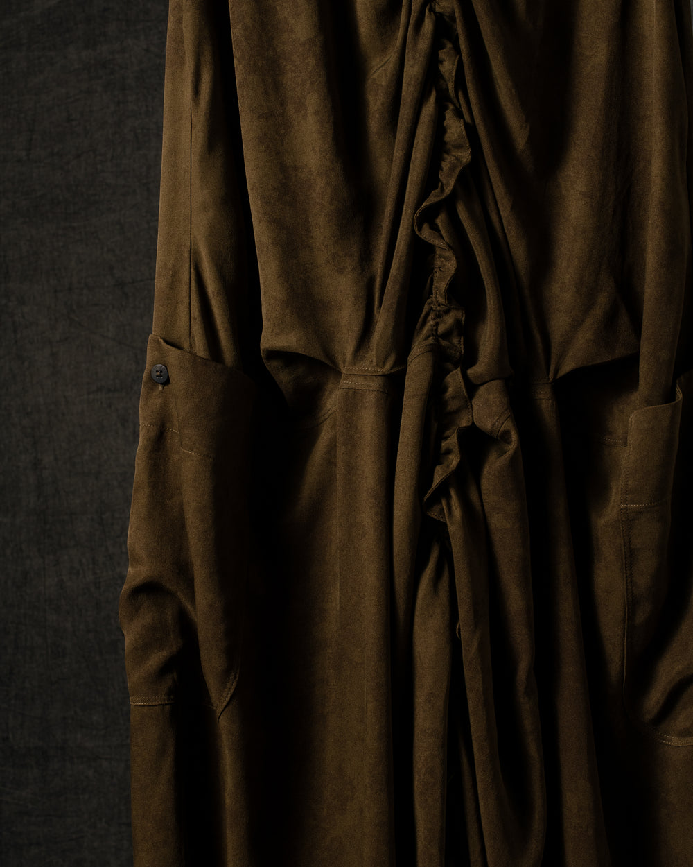 Sleeveless Gathered Dress