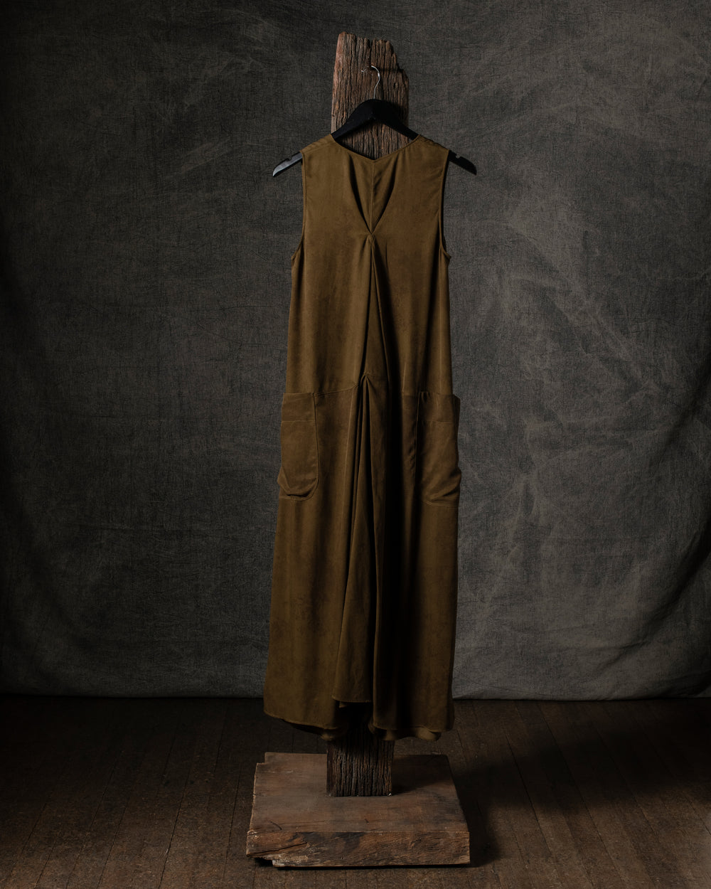 Sleeveless Gathered Dress