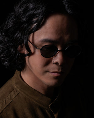RG1076TI Antique Black x Dark Grey Lens