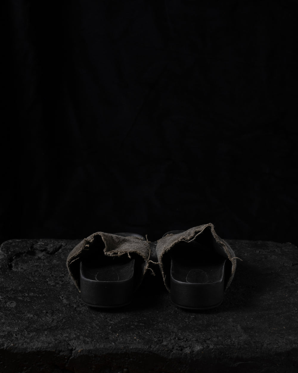 Mens Slide Army Green / Black