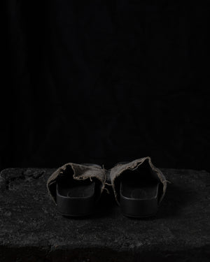 Mens Slide Army Green / Black