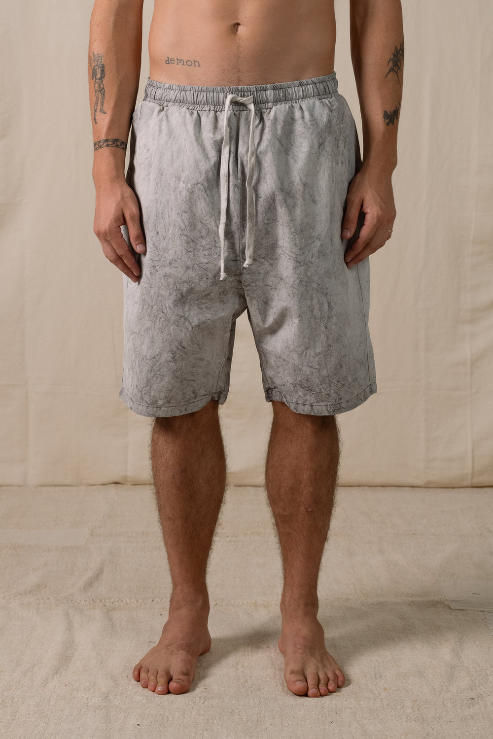 Swim Shorts Hand-dyed Grey