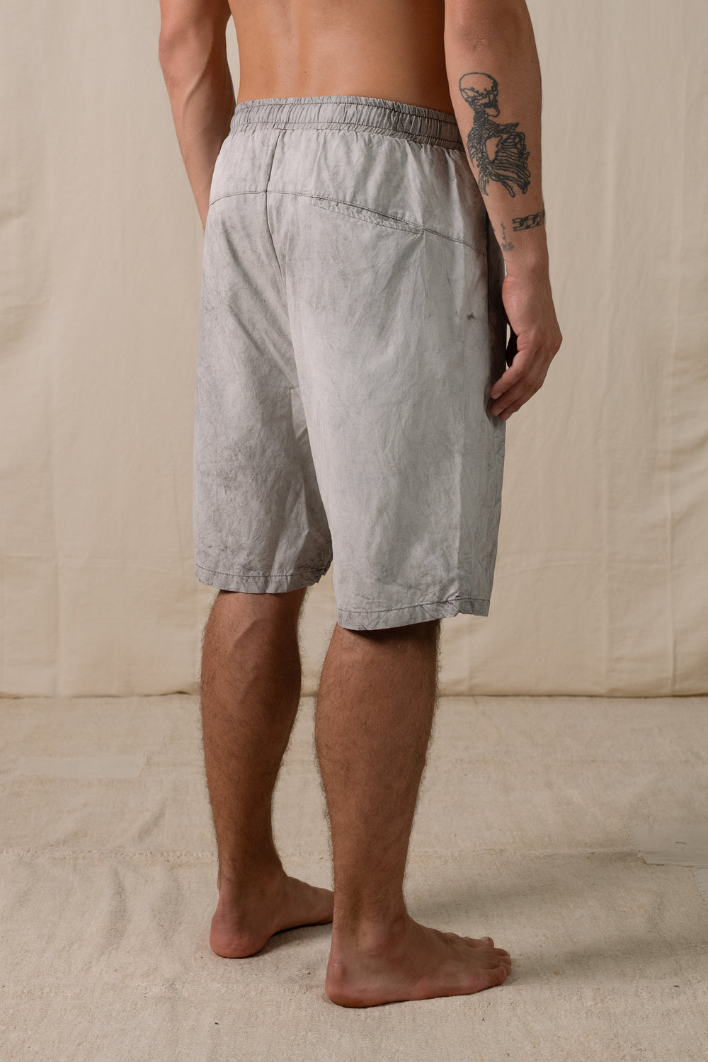 Swim Shorts Hand-dyed Grey