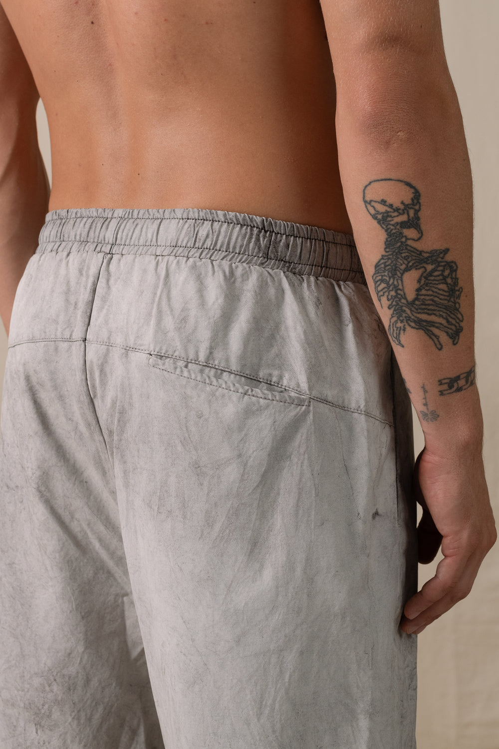 Swim Shorts Hand-dyed Grey