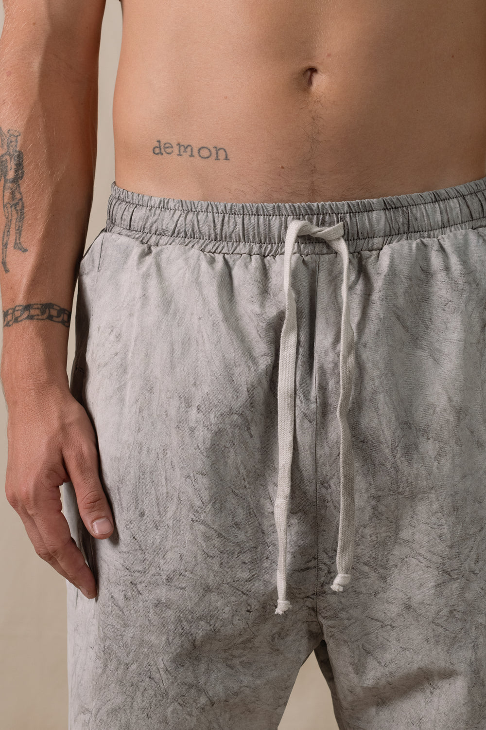 Swim Shorts Hand-dyed Grey