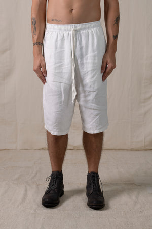 Linen Shorts White