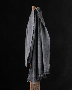 008 Fine Cotton & Linen Towels Washed Black