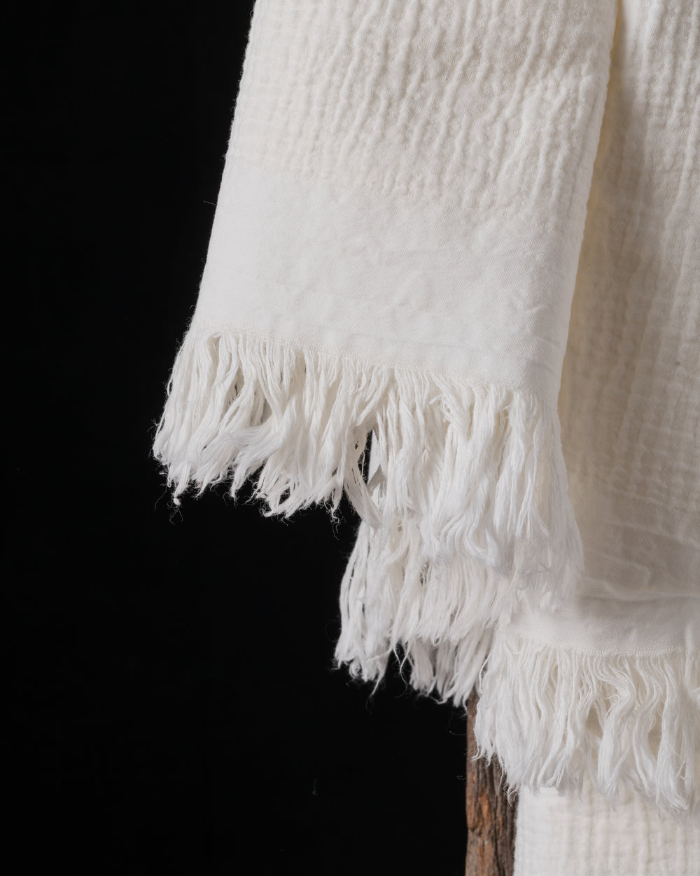 008 Fine Cotton & Linen Towels White