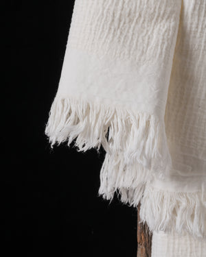008 Fine Cotton & Linen Towels White