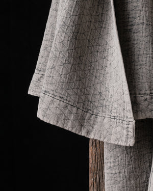 Linen and Cotton Jacquard Towel Sandstone