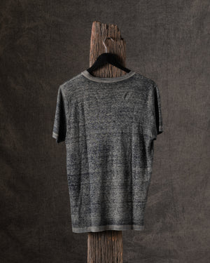 Man Short Sleeves Linen T Shirt N/Taupe