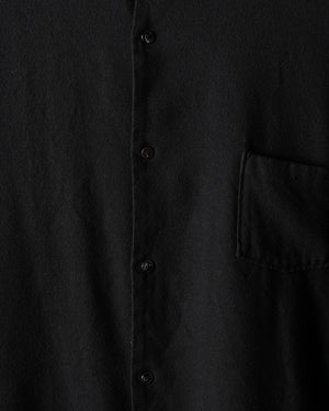 Unisex No Collar Shirt Black