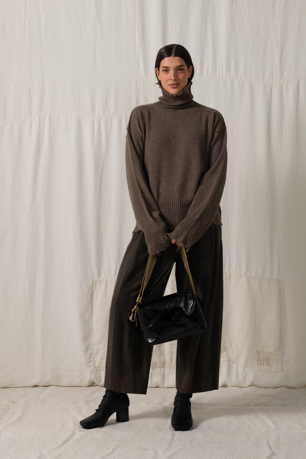 Pudding Pants Cuneo Grey / Brown