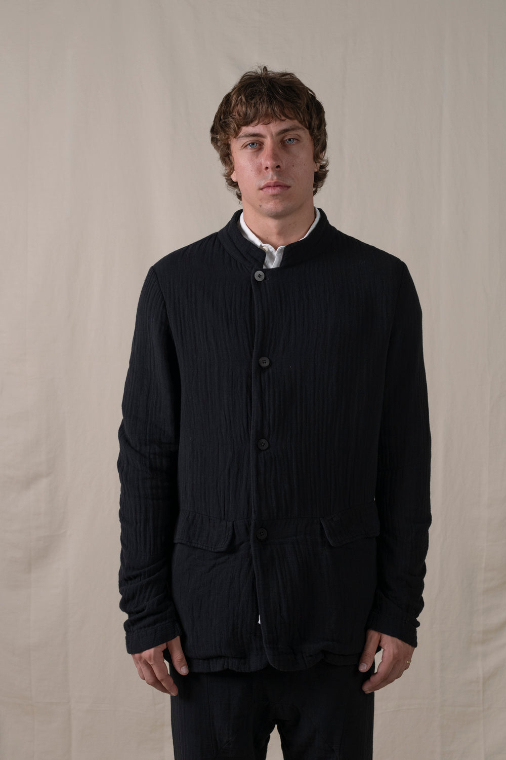 Worker Jacket Cotton Black