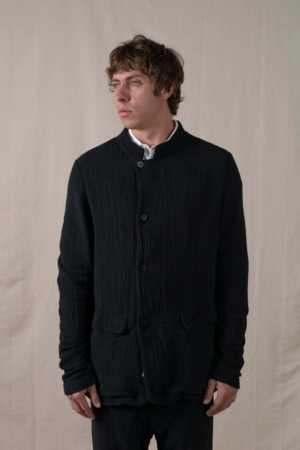 Worker Jacket Cotton Black