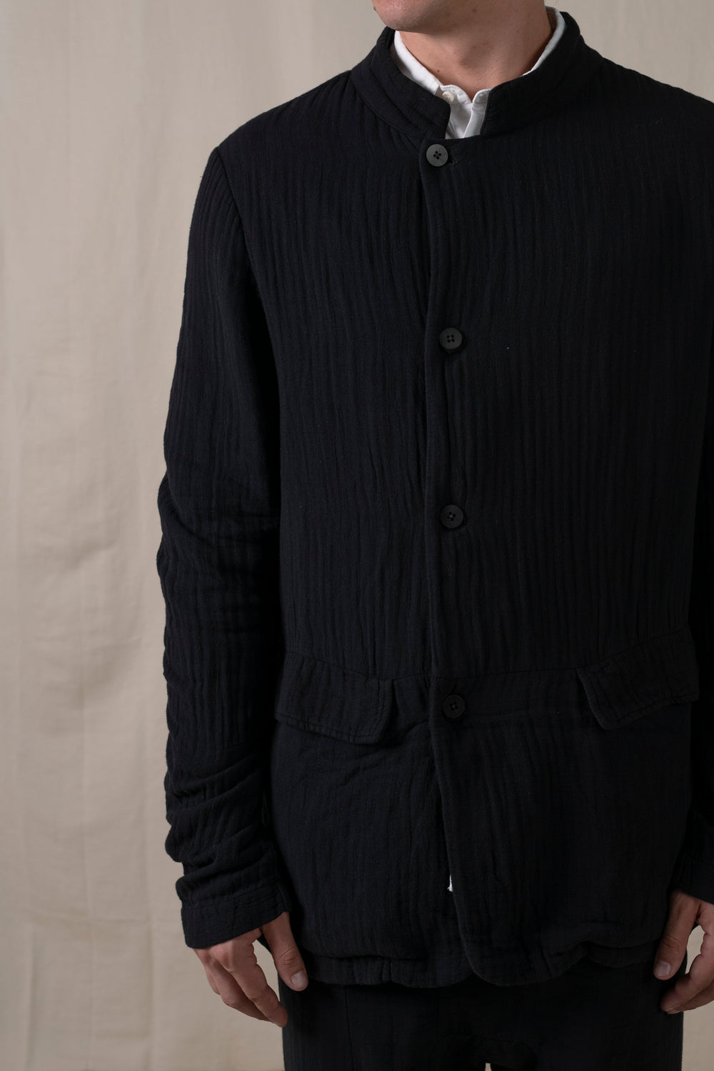 Worker Jacket Cotton Black