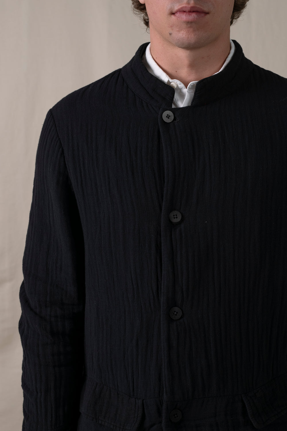 Worker Jacket Cotton Black