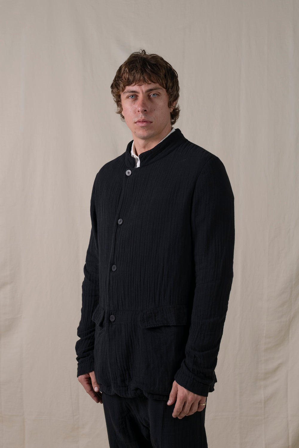 Worker Jacket Cotton Black