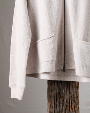 Knit Short Zip Jacket Ice