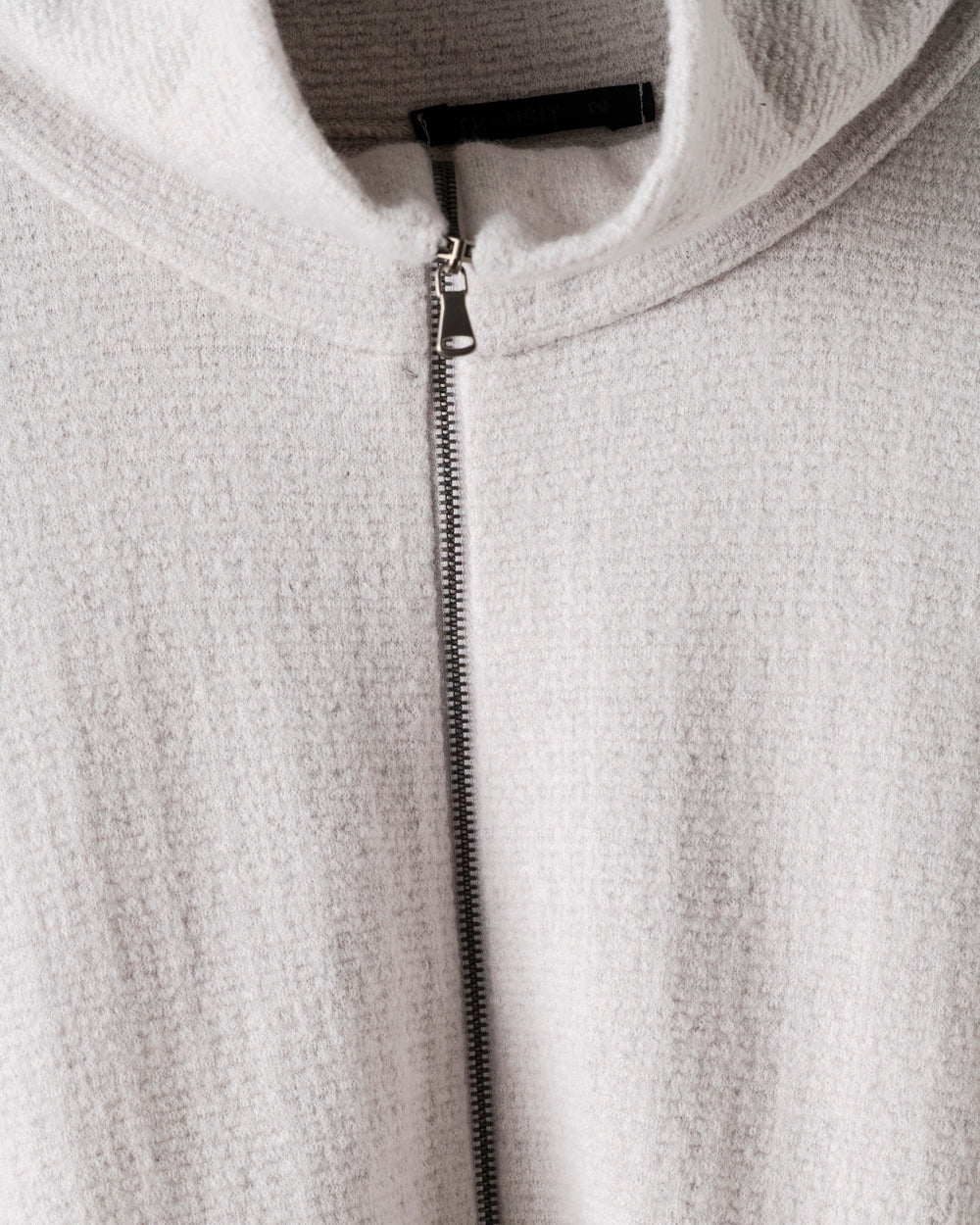 Knit Short Zip Jacket Ice