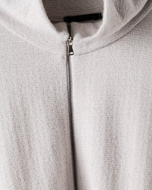 Knit Short Zip Jacket Ice