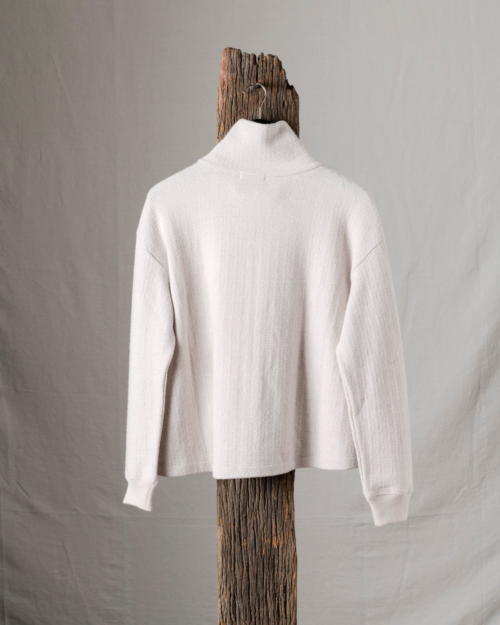 Knit Short Zip Jacket Ice