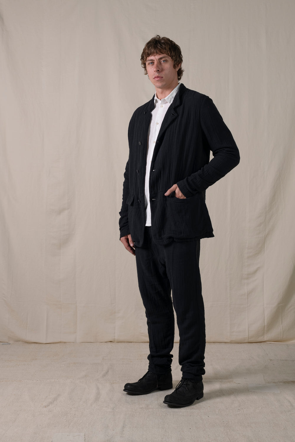 Worker Jacket Cotton Black