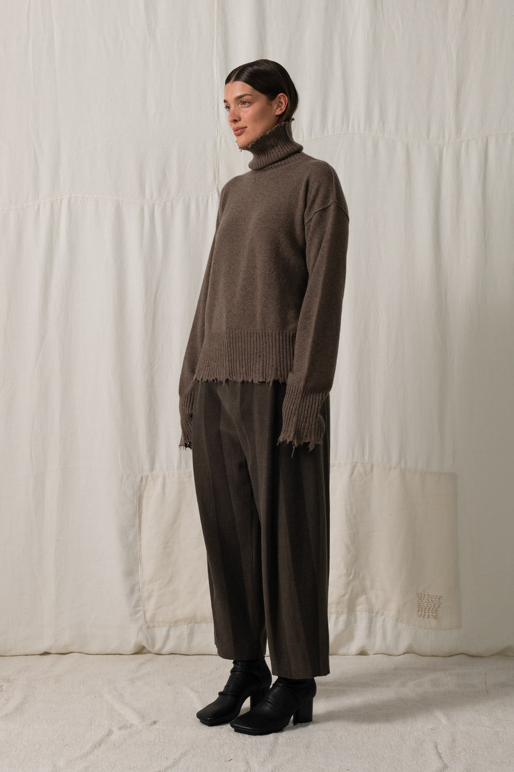 Pudding Pants Cuneo Grey / Brown