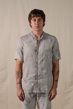 Short Sleeve Shirt Hand-dyed