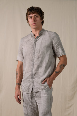 Short Sleeve Shirt Hand-dyed