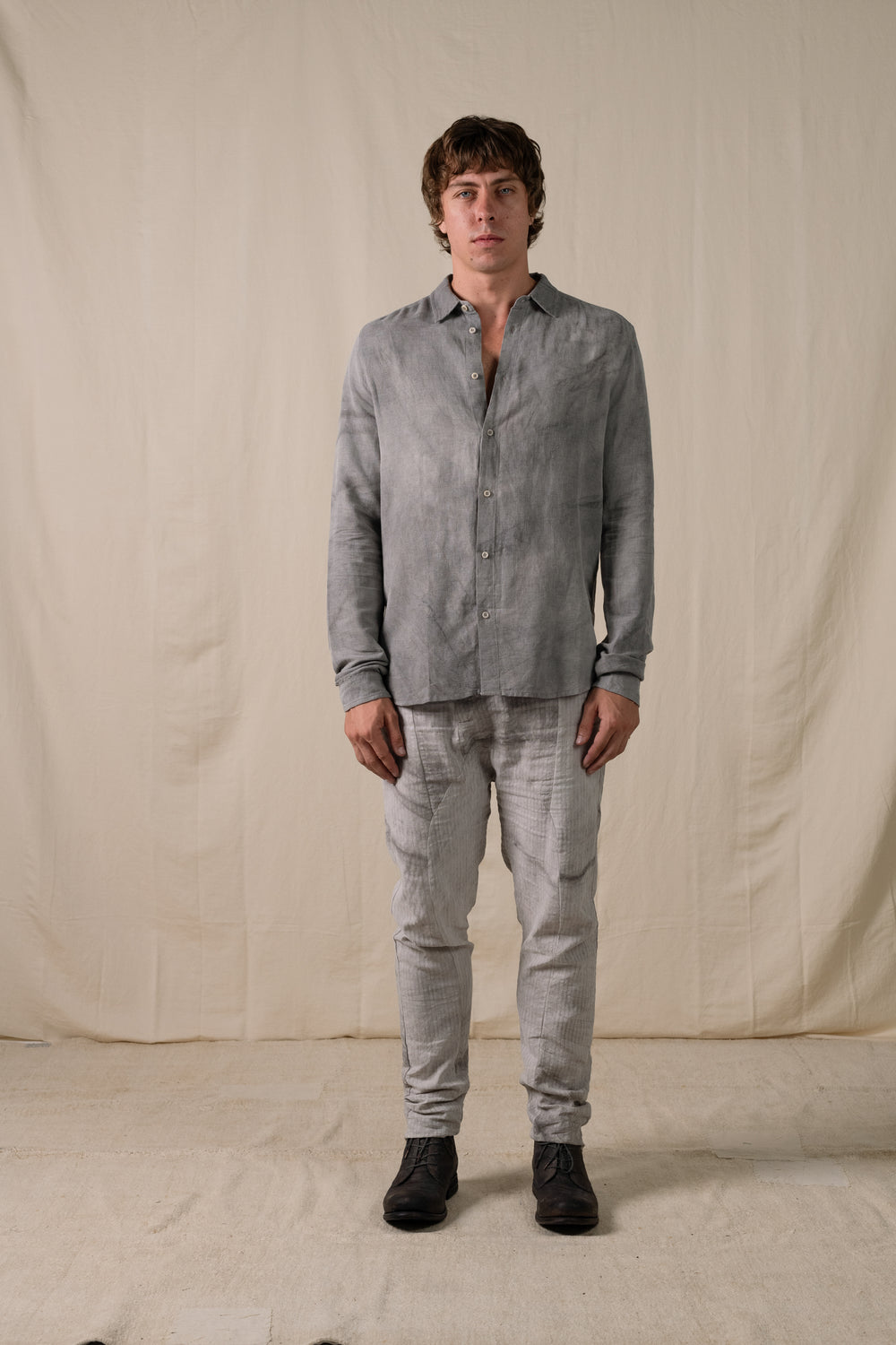 Regular Shirt Hand-dyed