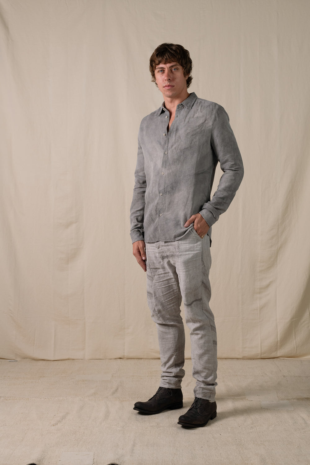 Regular Shirt Hand-dyed