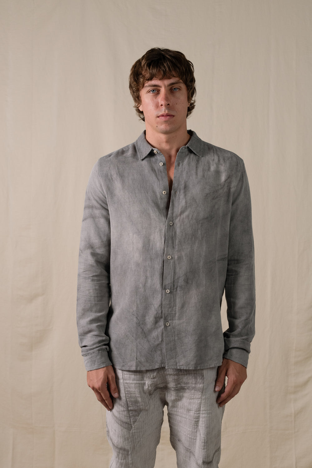 Regular Shirt Hand-dyed