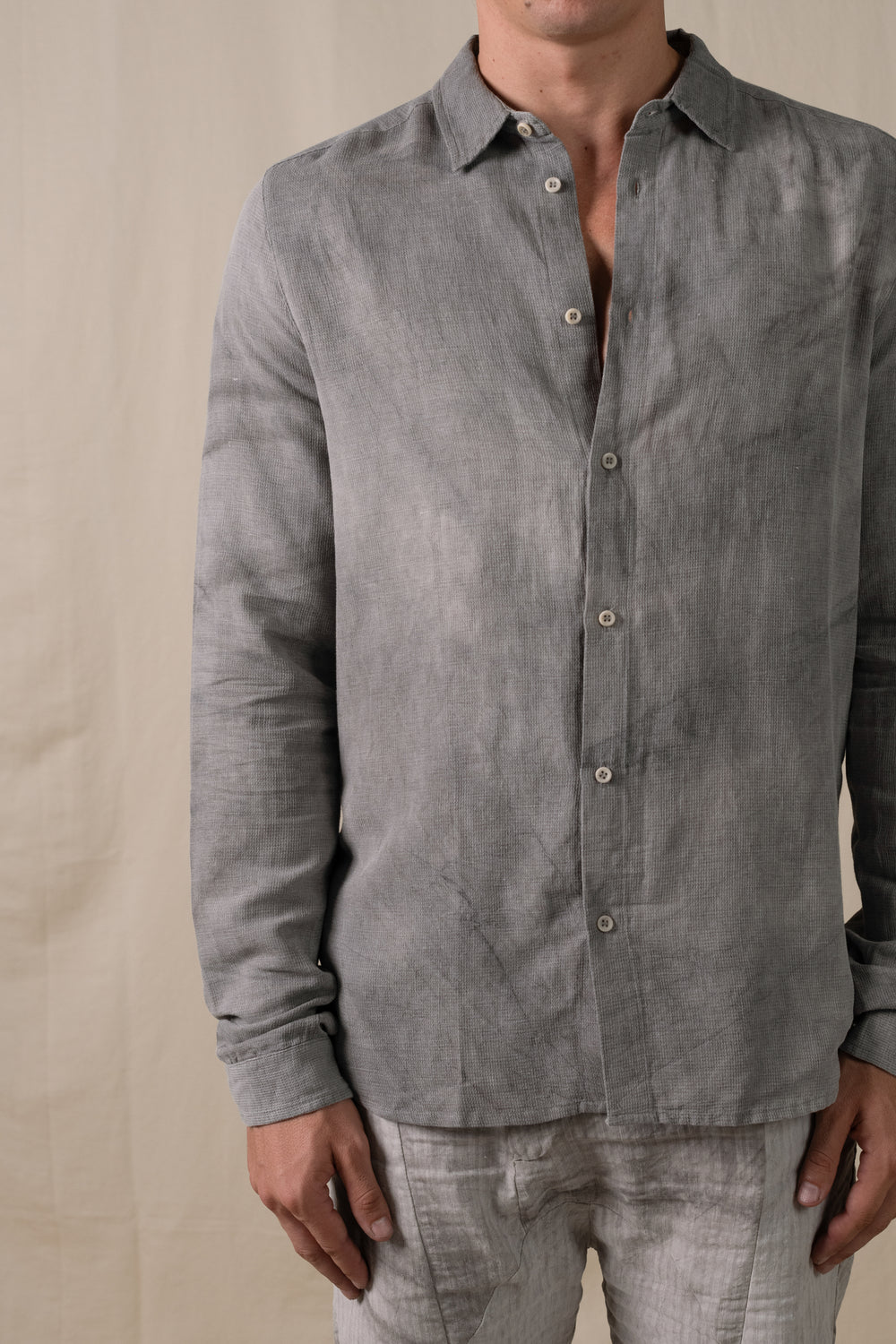 Regular Shirt Hand-dyed