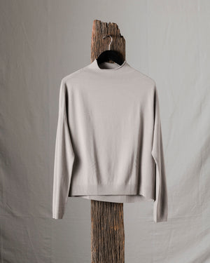 Crop Knit Light Grey