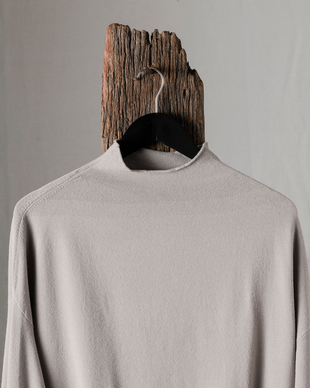 Crop Knit Light Grey