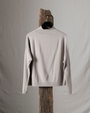 Crop Knit Light Grey