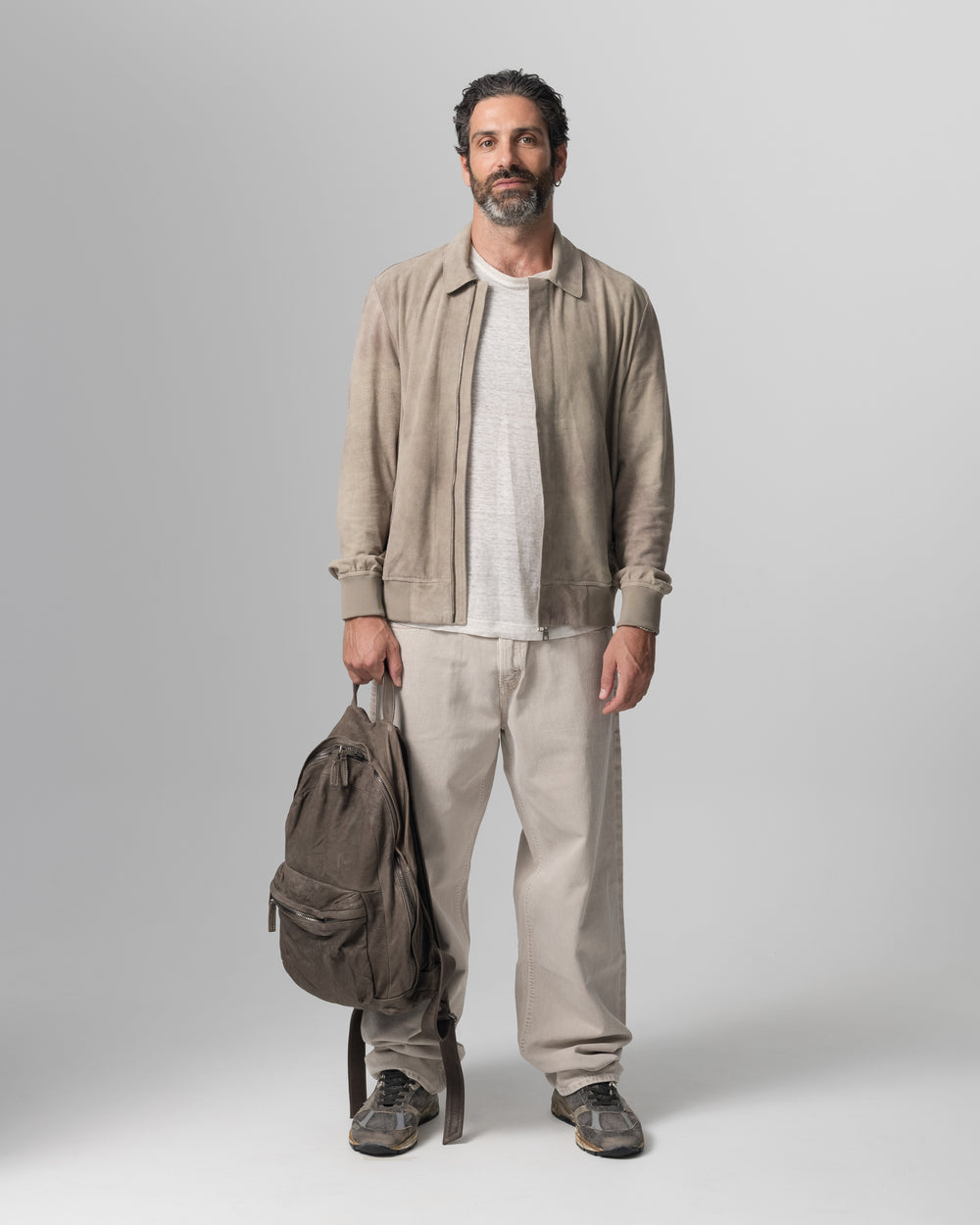 Leather Backpack Aneto