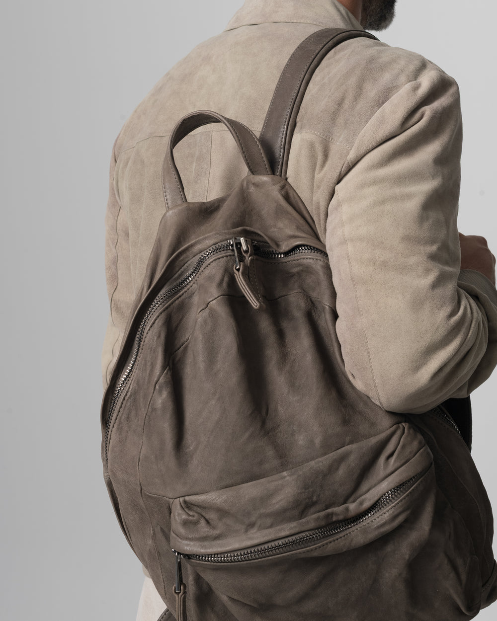Leather Backpack Aneto