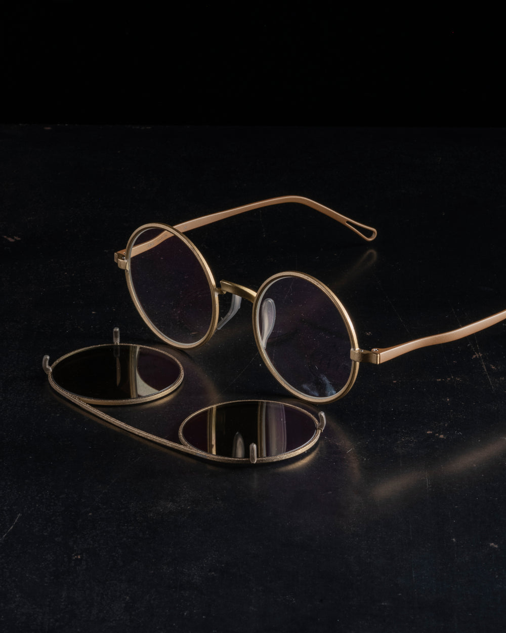RG00UW50 The Victorian Gold x Antique Gold Clip w/ L Mirror Lens Clip