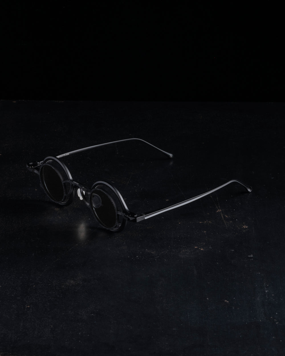 RG1911TI Matte Black w/ Clear Lens + Antique Black Clip w/ Dk Grey Lens