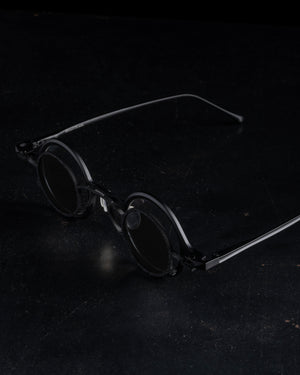 RG1911TI Matte Black w/ Clear Lens + Antique Black Clip w/ Dk Grey Lens