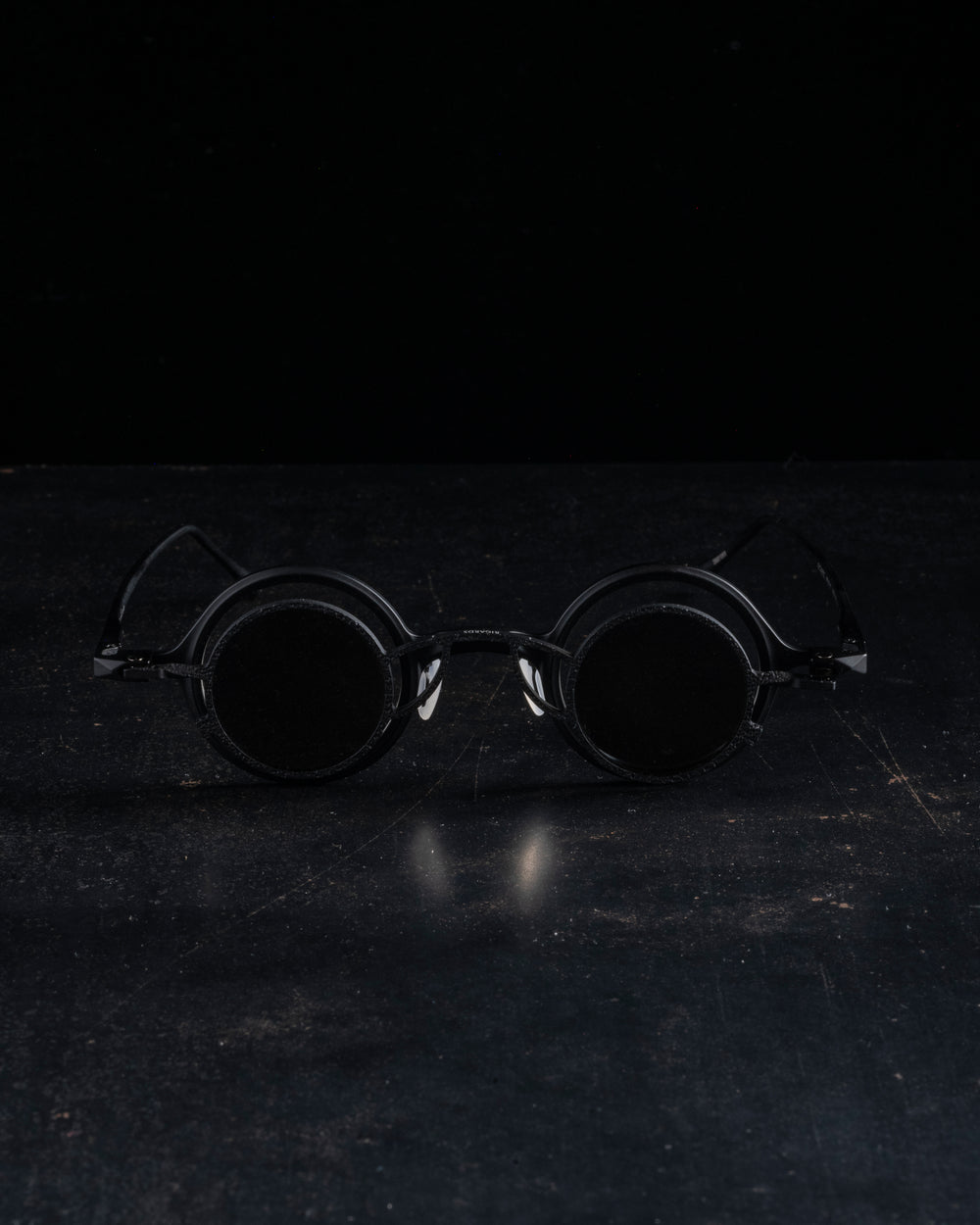RG1911TI Matte Black w/ Clear Lens + Antique Black Clip w/ Dk Grey Lens