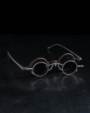 RG1911TI Matte Antique Bronze w/ Clear Lens + Antique Titanium Clip w/ Grey Gradient Lens