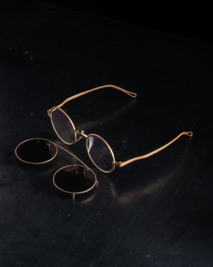 RG00UW50 The Victorian Gold x Antique Gold Clip w/ L Mirror Lens Clip